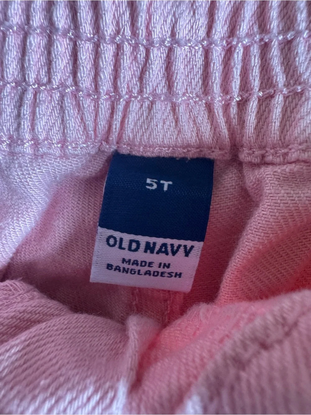 Two pairs old navy jean shorts 5T